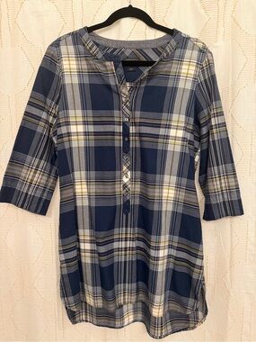 Pendleton 100% Cotton Plaid Tunic